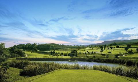 Vy över golfbanan